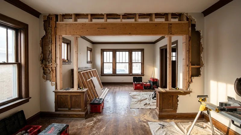 Beam Replacement & Load-Bearing Wall Removal Chicago